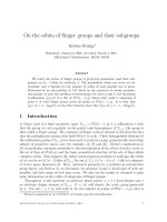 Báo cáo toán học: 