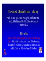 Bài giảng điều trị HIV : Tuân thủ điều trị part 8 ppsx