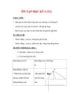 Giáo án môn Toán lớp 7 : Tên bài dạy : ÔN TẬP HỌC KỲ I (T2) pot