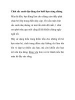 Chút sắc xanh dịu dàng cho buổi hẹn cùng chàng Mùa hè đến, bạn đừng làm cho pdf