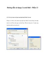 Hướng dẫn sử dụng Crystal Ball – Phần 13 potx