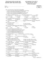 ĐỀ THI HỌC KỲ II LỚP 12 - Mã đề thi 134 doc