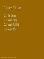 BÀI GIẢNG KIẾN TRÚC MÁY TÍNH_PHẦN 9 ppsx