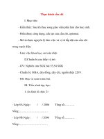 Giáo án Công Nghệ lớp 8: Thực hành cầu chì ppsx