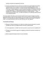 management alpha 10 Minute Guide to Project Management PHẦN 6 docx