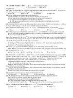 Đề thi thử vật lý - Mã đề thi 357 ppt