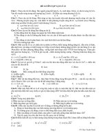 ĐỀ LUYÊN TẬP VẬT LÝ 12 doc