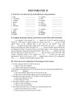 TEST FOR UNIT 15 pdf