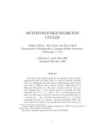 Báo cáo toán học: 