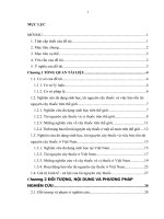 Nghiên cứu bảo tồn đa dạng sinh học một số loài cây thuốc bản địa tại huyện định hóa, tỉnh thái nguyên