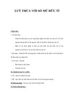 LUỸ THỪA VỚI SỐ MŨ HỮU TỈ ppsx