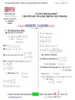 chuyên đề toạ độ trong mặt phẳng