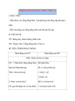 Giáo án Đại Số lớp 8: NHỮNG HẰNG ĐẲNG THỨC (TIẾT 2) ppt