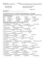 ĐỀ THI THỬ TN ANH VĂN - TEST 3 docx