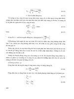 Lý thuyết thí nghiệm mô hình công trình thủy part 9 pps