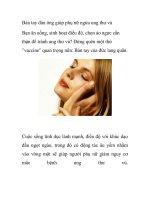 Bàn tay đàn ông giúp phụ nữ ngừa ung thư vú ppt