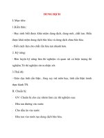 Giáo án Hóa Hoc 8: DUNG DỊCH doc