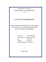 Đánh giá hiệu quả kinh doanh vật tư nông nghiệp của cửa hàng vật tư nông nghiệp vĩnh tường huyện vĩnh tường tỉnh vĩnh phúc