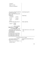 Thiết kế bài giảng tiếng anh 6 tập 2 part 9 pps