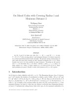 Báo cáo toán học: 