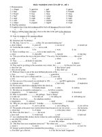 TRẮC NGHIỆM ANH VĂN LỚP 12 – ĐỀ 1 pot