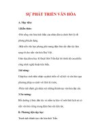 Giáo án Lịch sử lớp 7 : Tên bài dạy : SỰ PHÁT TRIỂN VĂN HÓA ppsx
