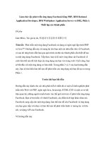 Làm chủ việc phát triển ứng dụng Facebook bằng PHP, IBM Rational Application Developer, IBM WebSphere Application Server và DB2, Phần 1: Thiết lập các thành phần pdf