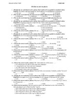 Đề kiểm tra anh văn giữa kì - CODE 038 ppt