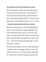 Mẹo giúp bạn yên tâm khi dùng món nướng pps