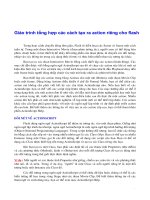 Giáo trình tổng hợp các cách tạo ra action riêng cho flash phần 1 pdf