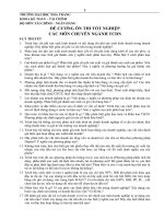 ĐỀ CƯƠNG ÔN THI TỐT NGHIỆP CÁC MÔN CHUYÊN NGÀNH TCDN pps