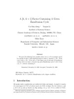 Báo cáo toán học: 