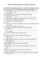 BÀI TẬP TỔNG HỢP CÁC CHỦ ĐỀ - TEST 15 pot