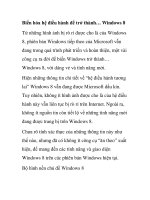 Biến hóa hệ điều hành để trở thành… Windows 8 docx