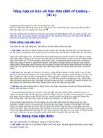 Tổng hợp cơ bản về vận đơn