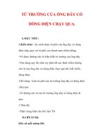 Giáo án Vật lý lớp 9 : Tên bài dạy : TỪ TRƯỜNG CỦA ỐNG DÂY CÓ DÒNG ĐIỆN CHẠY QUA. ppt