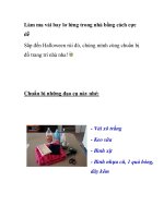 Làm ma vải bay lơ lửng trong nhà bằng cách cực dễ ppt