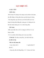 Giáo án Vật lý lớp 9 : Tên bài dạy : LỰC ĐIỆN TỪ. potx