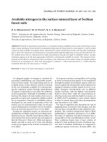 Báo cáo lâm nghiệp: 