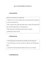 ĐỊA LÍ NGÀNH THÔNG TIN LIÊN LẠC pdf