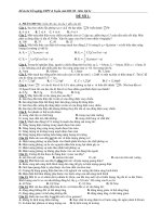 Đề ôn thi Tốt nghiệp THPT & Tuyển sinh ĐH CĐ - Môn Vật Lí ĐỀ SỐ 1 doc