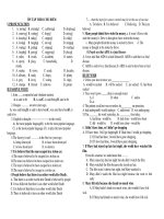 ÔN TẬP THEO CHỦ ĐIỂM pptx