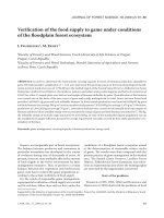 Báo cáo lâm nghiệp: 