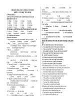 ĐỀ KIỂM TRA CHẤT LƯỢNG CUỐI NĂM KHỐI 12- NĂM HỌC 2011- ĐỀ 008 pps