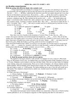 KIỂM TRA ANH VĂN 15 PHÚT – SỐ 2 pps