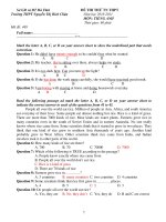 ĐỀ THI THỬ TN THPT Năm học 2010-2011 MÔN: TIẾNG ANH - Mã đề: 469 pdf