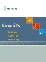 Bài giảng: Tổng quan về Web docx