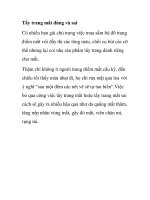 Tẩy trang mắt đúng và sai doc