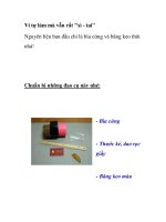 Ví tự làm mà vẫn rất 