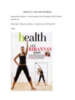 Bài tập cho 3 “vòng” chuẩn như Rihanna docx